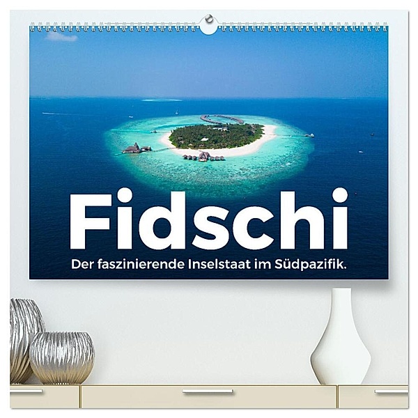 Fidschi - Der faszinierende Inselstaat im Südpazifik. (hochwertiger Premium Wandkalender 2025 DIN A2 quer), Kunstdruck in Hochglanz, Calvendo, M. Scott