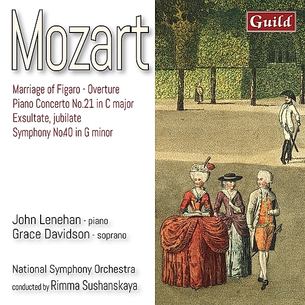 Figaro Ouvertüre/Klavierkonzert 21/+, Lenehan, Davidson, Sushanskaya, National Symphony Orc