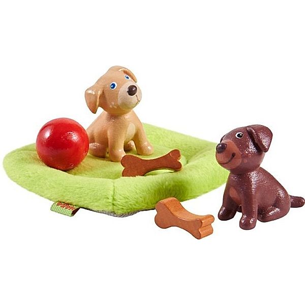 HABA Figuren-Set LITTLE FRIENDS – HUNDEBABYS 6-teilig in bunt