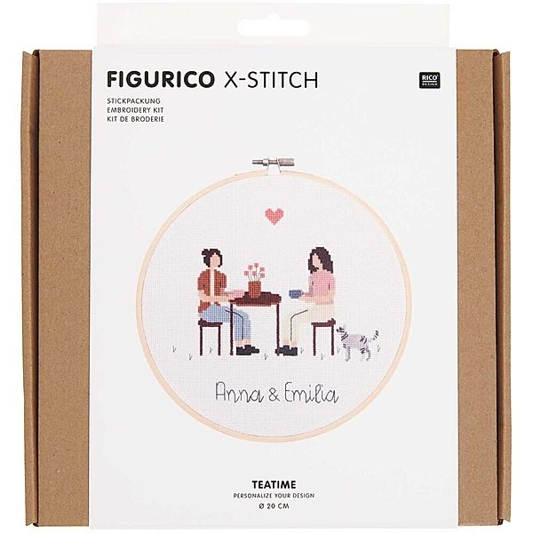 Figurico X-Stitch - Stickpackung Figurico Teatime
