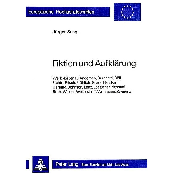 Fiktion und Aufklärung, Jürgen S. Sang