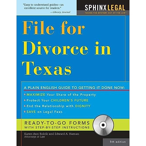 File for Divorce in Texas / Legal Survival Guides, Edward A Haman