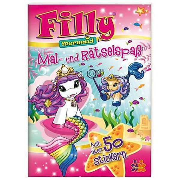 Filly Mermaid. Mal- und Rätselspass