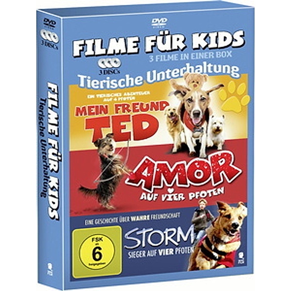 Filme für Kids - Tierische Unterhaltung: Ted / Amor / Storm