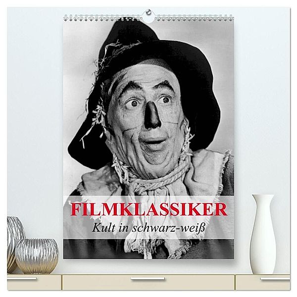 Filmklassiker - Kult in schwarz-weiß (hochwertiger Premium Wandkalender 2024 DIN A2 hoch), Kunstdruck in Hochglanz, Elisabeth Stanzer
