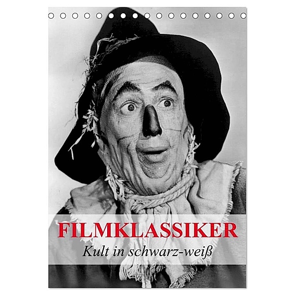 Filmklassiker - Kult in schwarz-weiß (Tischkalender 2024 DIN A5 hoch), CALVENDO Monatskalender, Elisabeth Stanzer