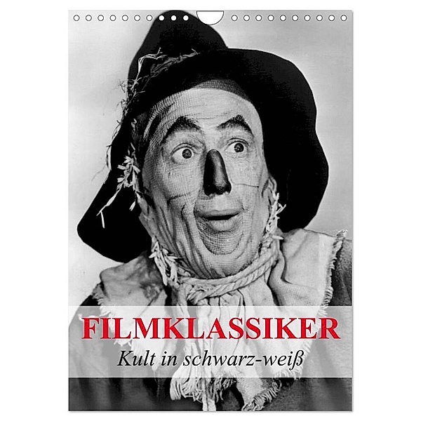 Filmklassiker - Kult in schwarz-weiss (Wandkalender 2024 DIN A4 hoch), CALVENDO Monatskalender, Elisabeth Stanzer