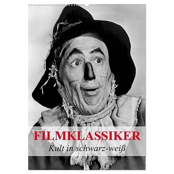 Filmklassiker - Kult in schwarz-weiß (Wandkalender 2024 DIN A2 hoch), CALVENDO Monatskalender, Elisabeth Stanzer