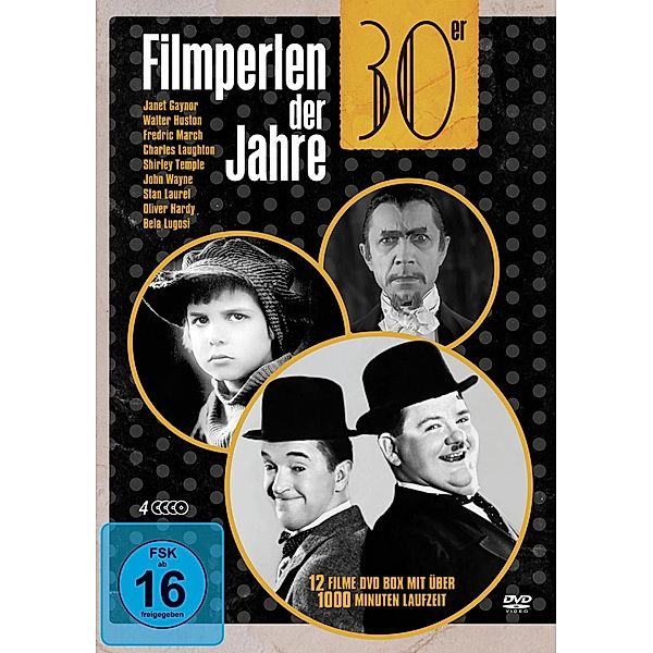 Filmperlen Der 30er Jahre - Deluxe Box (4 Dvds), Stan Laurel, Oliver Hardy, John Wayne