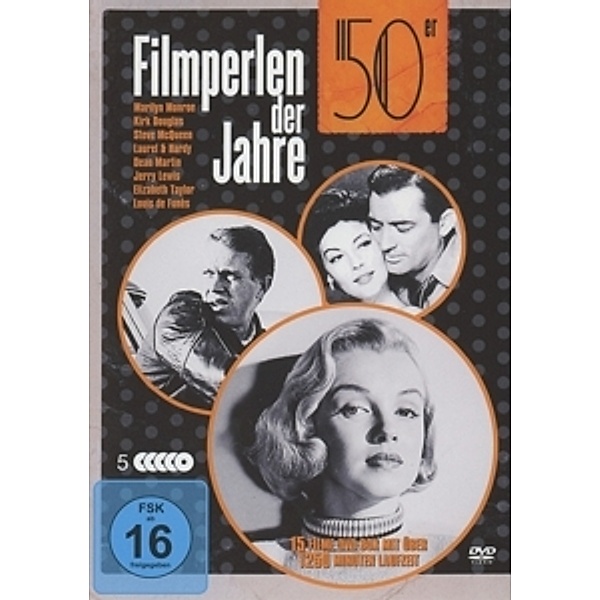 Filmperlen Der 50er Jahre-Deluxe Box (5 Dvds), Marilyn Monroe, Gregory Peck