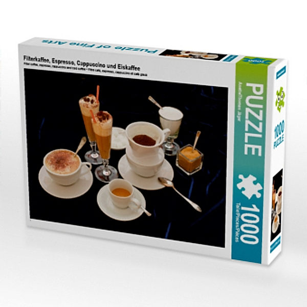 Filterkaffee, Espresso, Cappuccino und Eiskaffee (Puzzle), Anette Jäger
