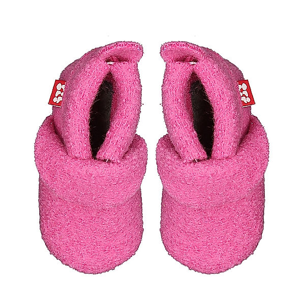 POLOLO Filz-Krabbelschuhe WOLLI UNI in pink