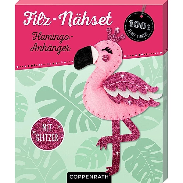 Filz-Nähset - Flamingo-Anhänger