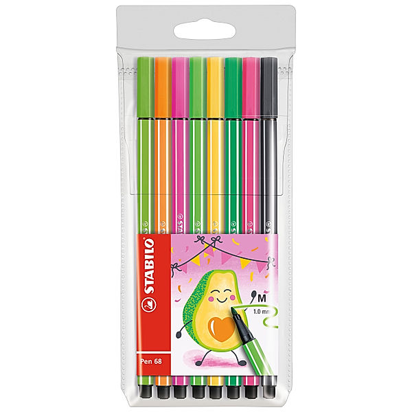 STABILO® Filzstift STABILO® Pen 68 LG AVOCADO 8er-Pack