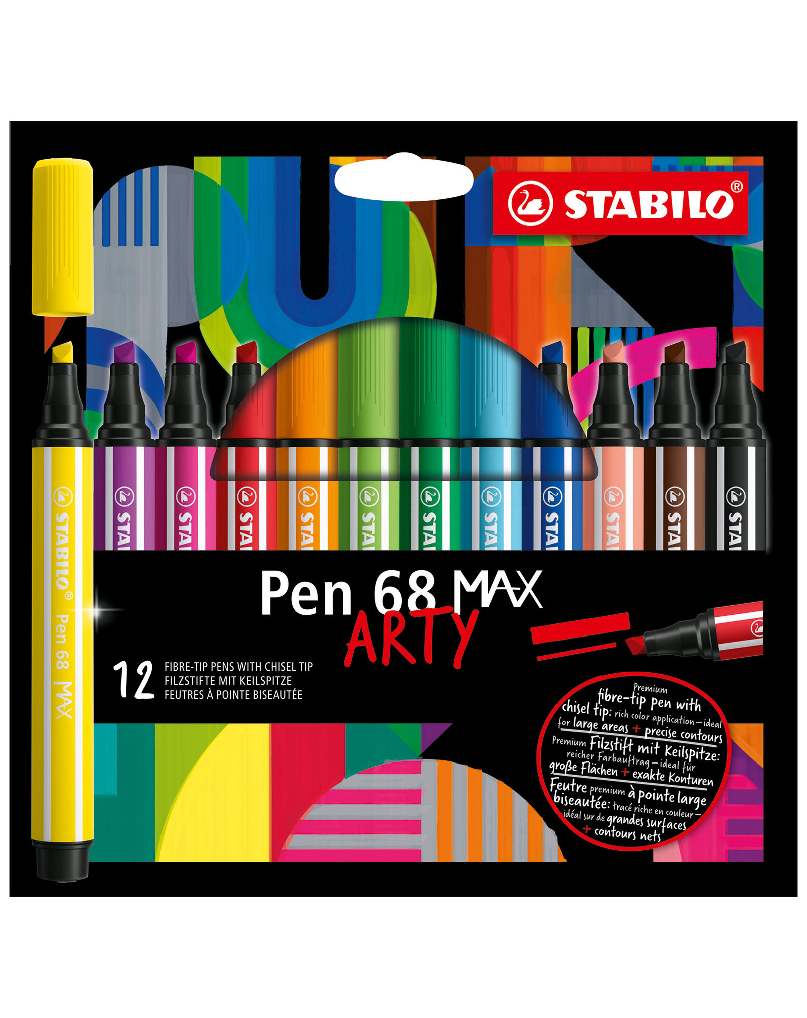 Filzstift STABILO® Pen 68 MAX ARTY 12er-Pack kaufen