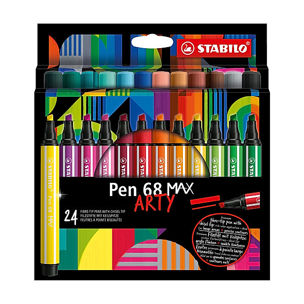 STABILO® Filzstift STABILO® Pen 68 MAX ARTY 24er-Pack