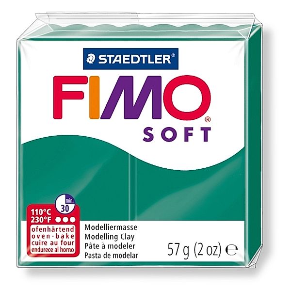 STAEDTLER FIMO smaragd soft normal 57 Gramm