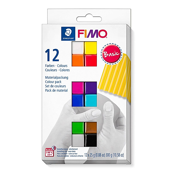 STAEDTLER FIMO soft Basic Colours 12 Stück