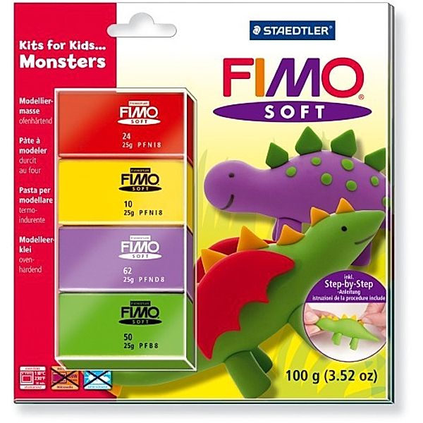 Fimo FIMO soft Bastelset Monster