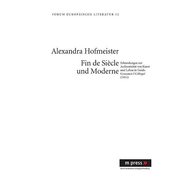 Fin de Siècle und Moderne, Alexandra Hofmeister