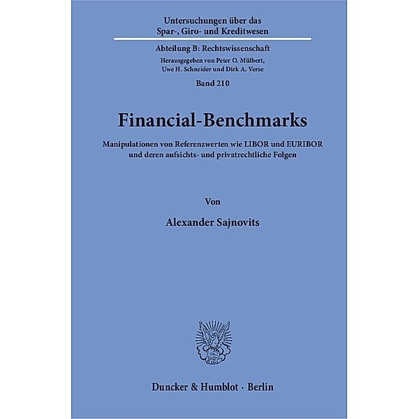 Financial-Benchmarks., Alexander Sajnovits