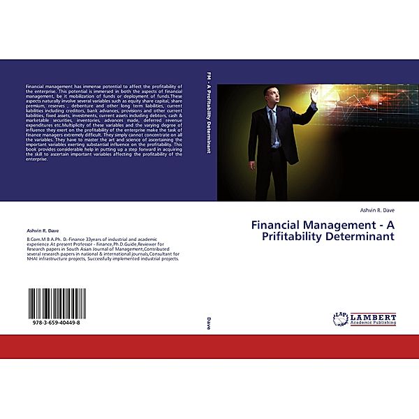 Financial Management - A Prifitability Determinant, Ashvin R. Dave