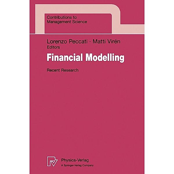 Financial Modelling / Contributions to Management Science