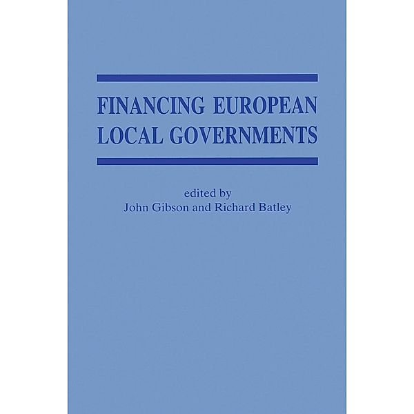 Financing European Local Government