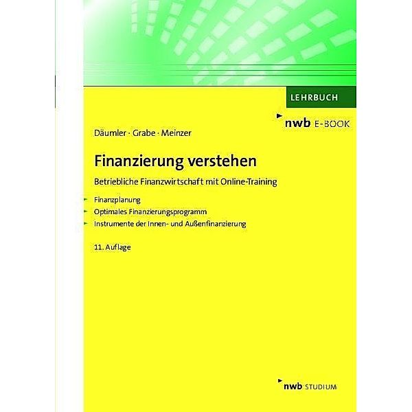 Finanzierung verstehen, Jürgen Grabe, Christoph R. Meinzer