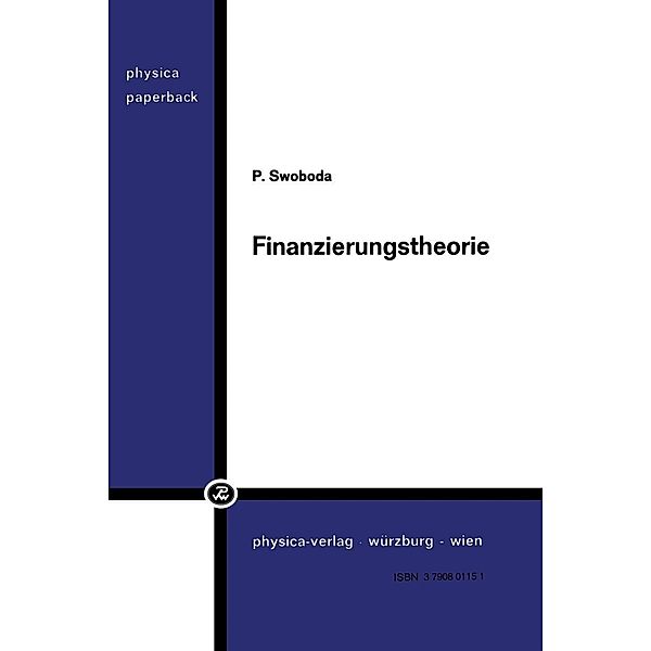 Finanzierungstheorie, Peter Swoboda