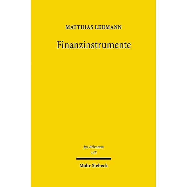 Finanzinstrumente, Matthias Lehmann