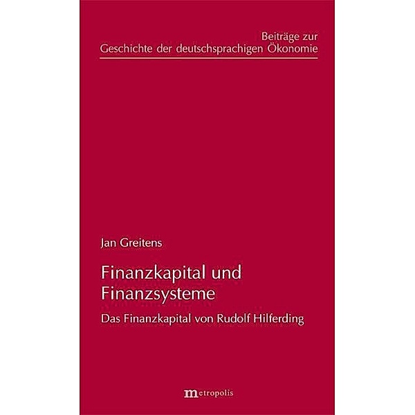 Finanzkapital und Finanzsystem, Jan Greitens