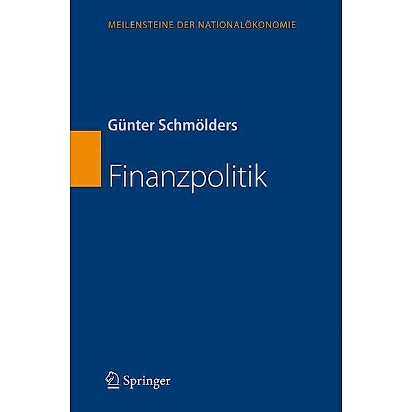 Finanzpolitik, Günter Schmölders