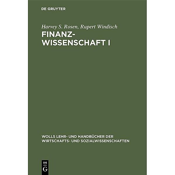 Finanzwissenschaft I / Jahrbuch des Dokumentationsarchivs des österreichischen Widerstandes, Harvey S. Rosen, Rupert Windisch