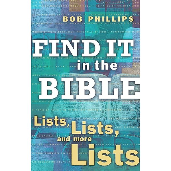 Find It in the Bible, Bob Phillips