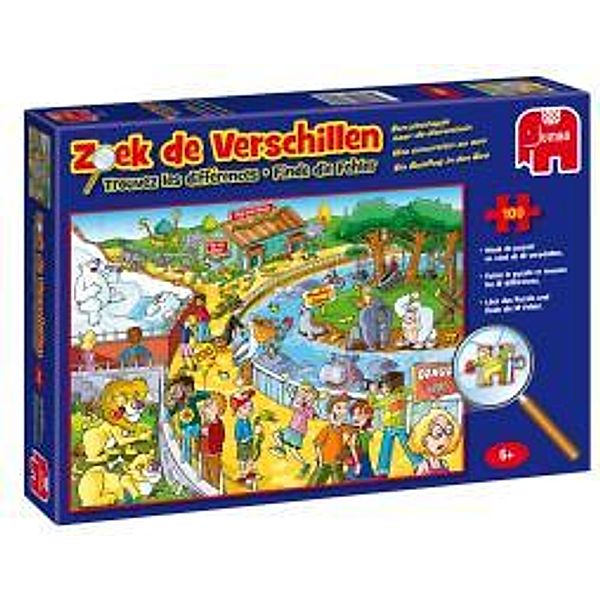 Finde die Fehler (Kinderpuzzle), Ein Ausflug in den Zoo