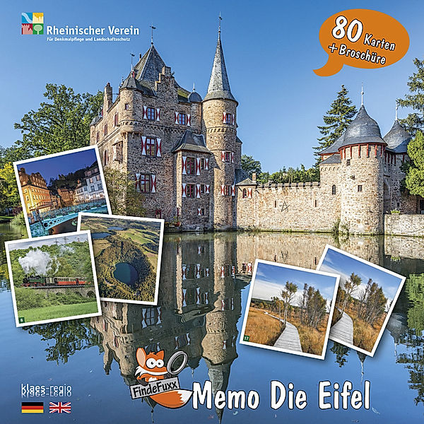klaes-regio Fotoverlag FindeFuxx Memo Die Eifel, m. 1 Buch