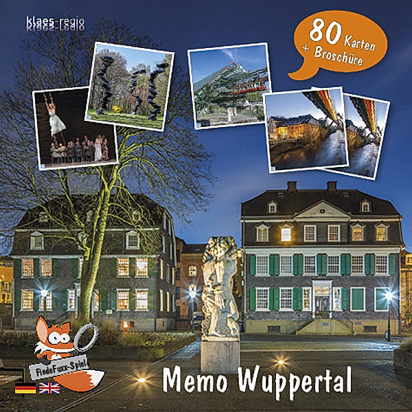 klaes-regio Fotoverlag FindeFuxx Memo Wuppertal, m. 1 Buch
