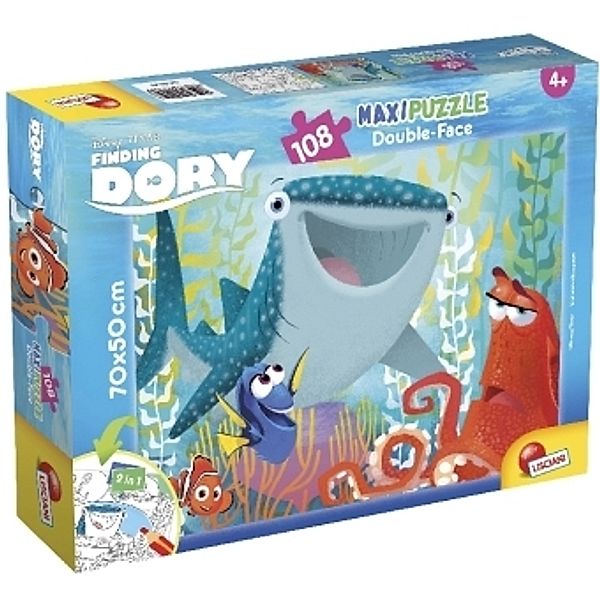 Finding Dory, Double Face Supermaxi 108 Dory All Together (Kinderpuzzle)