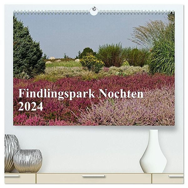 Findlingspark Nochten 2024 (hochwertiger Premium Wandkalender 2024 DIN A2 quer), Kunstdruck in Hochglanz, Michael Weirauch