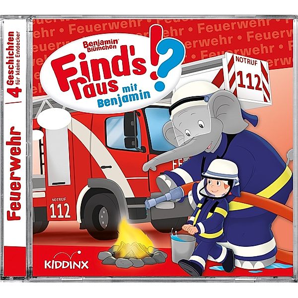 Finds raus mit Benjamin - Feuerwehr,1 Audio-CD, Benjamin Blümchen