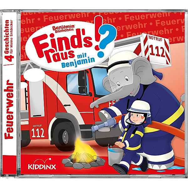 Finds raus mit Benjamin - Feuerwehr,1 Audio-CD, Benjamin Blümchen