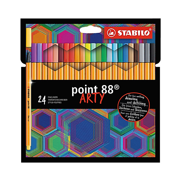 STABILO® Fineliner STABILO® point 88 ARTY 24er-Pack