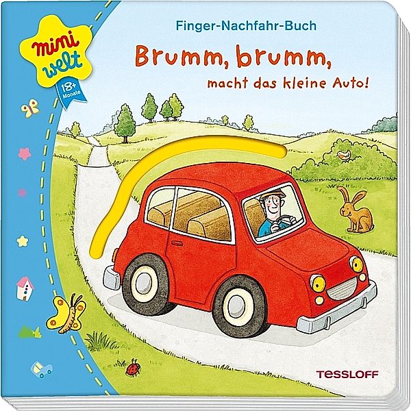 Finger-Nachfahr-Buch. Brumm, brumm, macht das kleine Auto!, Emma Bergmann