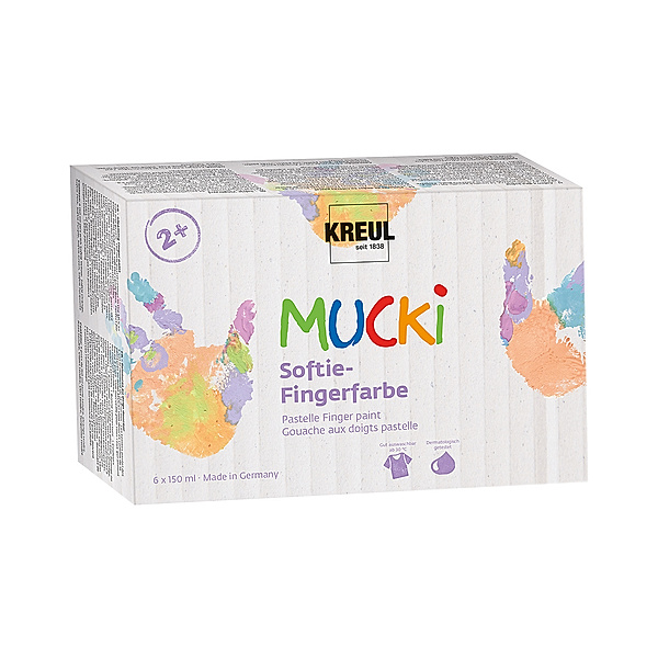 KREUL Fingerfarbe SOFTIE MUCKI® 6er-Set