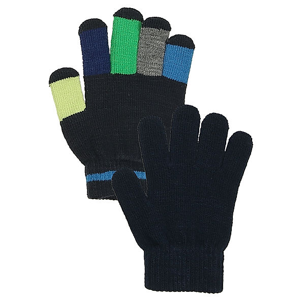 maximo Fingerhandschuhe MAGIC 2er-Pack in navy