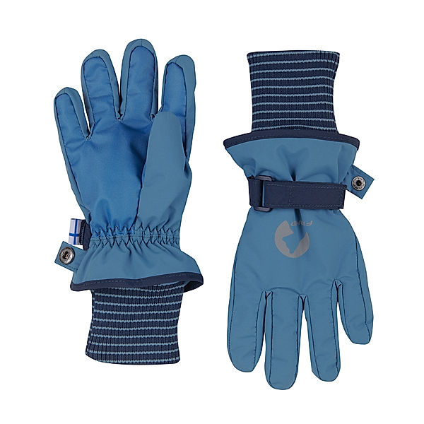 finkid Fingerhandschuhe PIKKURILLI mit Innenfleece in dove/navy