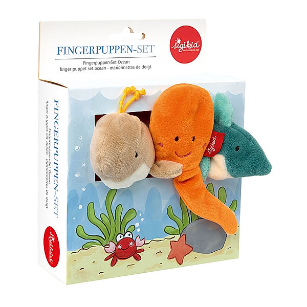 Sigikid Fingerpuppenset OZEAN in bunt