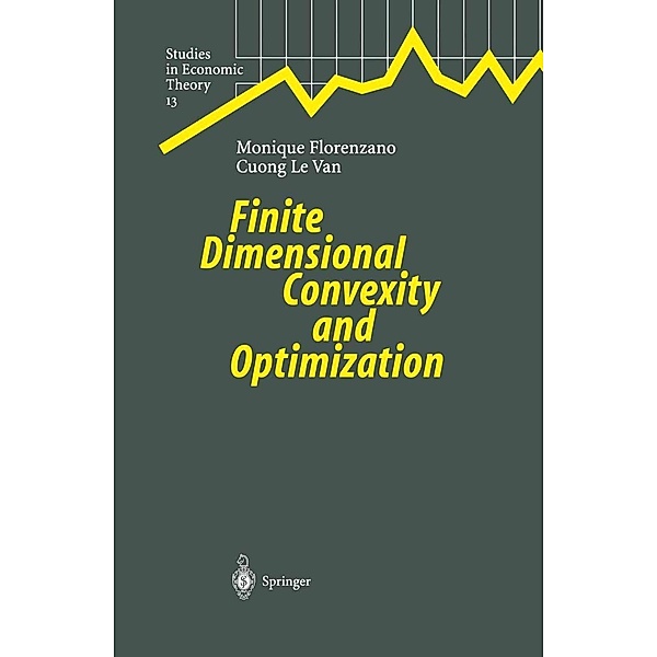 Finite Dimensional Convexity and Optimization / Studies in Economic Theory Bd.13, Monique Florenzano, Cuong Le Van