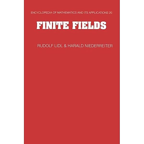 Finite Fields, Rudolf Lidl